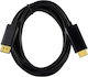 Cable DisplayPort male - HDMI male 1.8m Μαύρο (11.1.18)