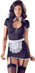 Cottelli Collection Sexy Maid Costume Garters Секси Костюм Служителка 24709001021