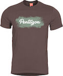 Pentagon Ageron "Grunge" T-shirt Terra in Brown color K09012-GU-26