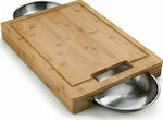 Napoleon Rectangular Bamboo Chopping Board Brown 33x44.4cm