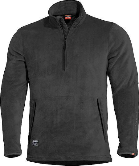 Pentagon Pullover Fleece in Black color