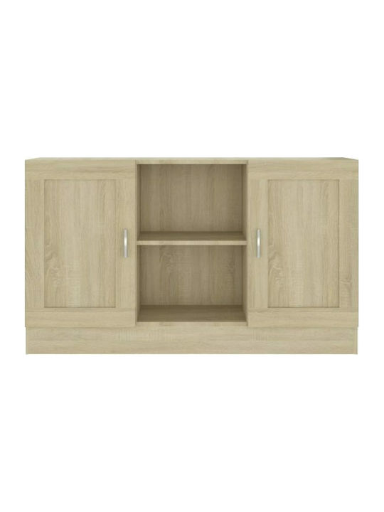 Wooden Buffet Sonoma Δρυς L120xW30.5xH70cm