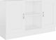 Sideboard Wooden White 120x30.5x70cm