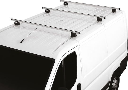 Fabbri Aluminum Car Roof Bars 150cm for Citroen Nemo Set with Roof Rack Legs