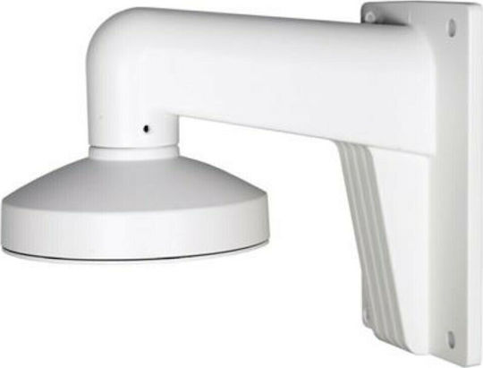 Hikvision Стойка за Камери на CCTV Системи Метална стена монтаж Бял (Φ140мм) White DS-1273ZJ-140-DM45