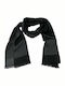 Men's Black Scarf