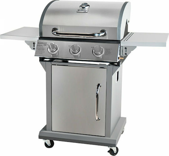 Bormann Elite BBQ5030 Grătar pe gaz Din fontă Grătar 60bucx45buccm cu 3 buc 10.8kW