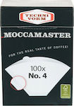 Moccamaster 100 Filtre Maro No4 Hârtie