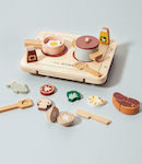 Petit Monkey Cooking Toy / Kitchen Utensils Ξύλινο Σετ Φαγητού made of Wood