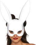 Leg Avenue Masquerade Rabbit Mask BDSM Mask in White Color