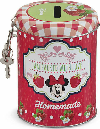 Taufgeschenke mit Spardose Minnie Erdbeeren aus Metall 10Stücke TM1924