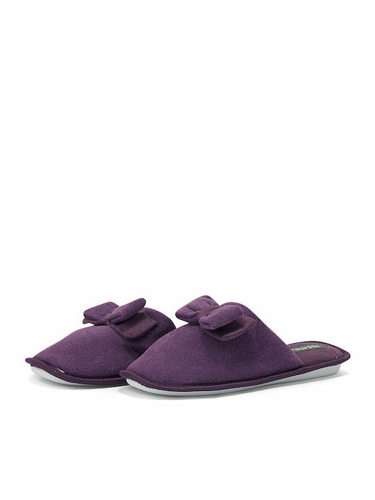 Migato Winter Women's Slippers in Purple color