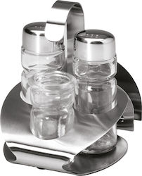 GTSA Oil and Vinegar Dispenser Set Set with Stand 21-3409A 4 Positions