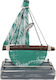 Kapadakis Wood Art Vapor Decorativ Lemn Verde 11x6x5cm 1buc