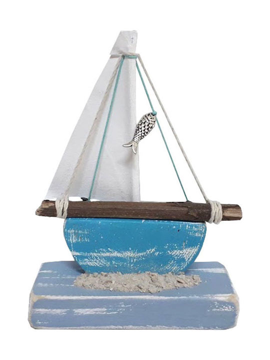 Kapadakis Wood Art Wooden Miniature Ship 5x5x11cm