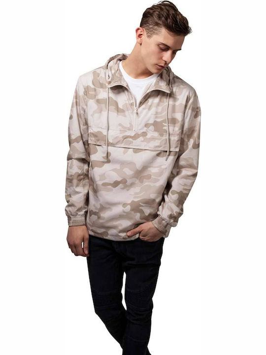 Urban Classics Men's Jacket Windproof Sand Camo...