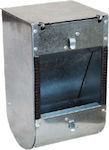 Tycoon Metal Feeder for Rabbits 11x11x25cm.