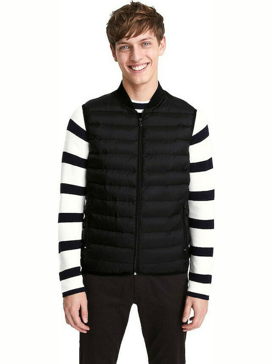 Celio Nuless Men's Sleeveless Puffer Jacket Black