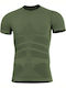 Pentagon Plexis Activity T- Herren Thermo Kurzarmshirt Grün