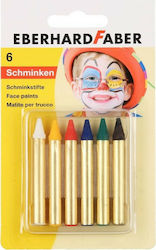 Carnival Face Painting 30gr Multicolored 6pcs