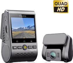 Viofo A129 Plus Duo Σετ Κάμερα DVR Αυτοκινήτου 1440P με Οθόνη 2" GPS για Παρμπρίζ με Αυτοκόλλητο & Κάμερα Οπισθοπορείας