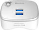 Baseus USB 3.0 Хъб 2 порта с връзка USB-A Сребрист