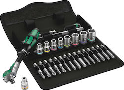 Wera 8100 SA 9 Speed Ratchet Set Καστάνια με Καρυδάκια 1\4" 28τμχ Wera 8100 SA 9 Speed Ratchet Set Καστάνια με Καρυδάκια 1\4" 28τμχ