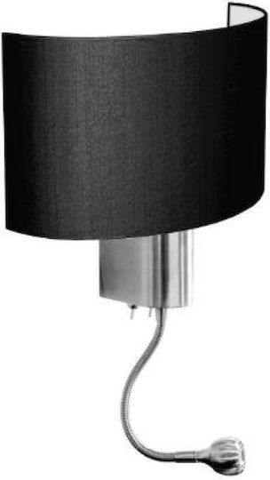 Fos me Modern Lumină de Perete cu Soclu E27 Argintiu 90cm