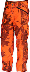 Benisport Hunting Pants Waterproof Αδιάβροχο Camo Orange Orange