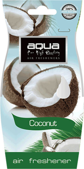 Aqua Αρωματική Καρτέλα Κρεμαστή Αυτοκινήτου The Naturals Coconut