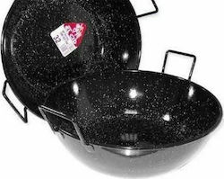 Dinox Commercial Enamel Wok for Induction Hob 22cm