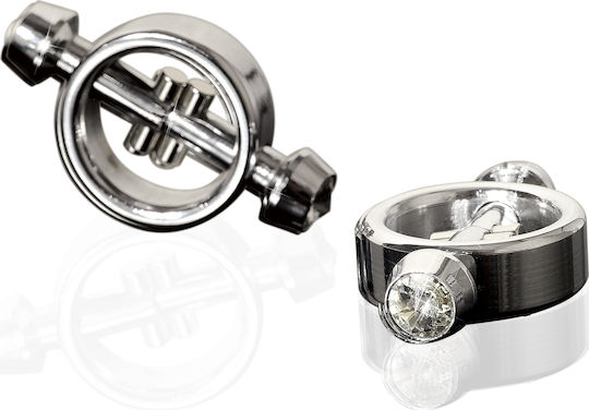 Pipedream Metal Worx Nipple Clamp Щипки за Зърна в Сребрист Цвят