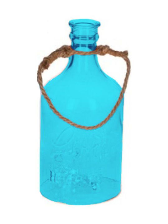 Arti Casa Dekorative Lampe Flasche Blau