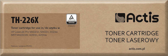 Actis Съвместим Тонер за Лазерен Принтер HP 26X CF226X 9000 Страници Черен (TH-226X)