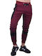 Paco & Co Men's Sweatpants with Rubber Burgundy