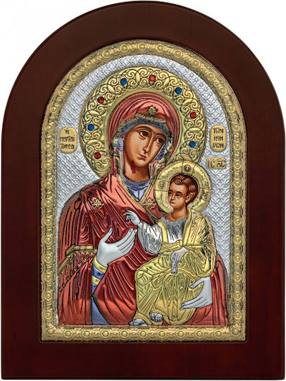 Prince Silvero Icoană Maica Domnului Portărița Argintie 15x21cm