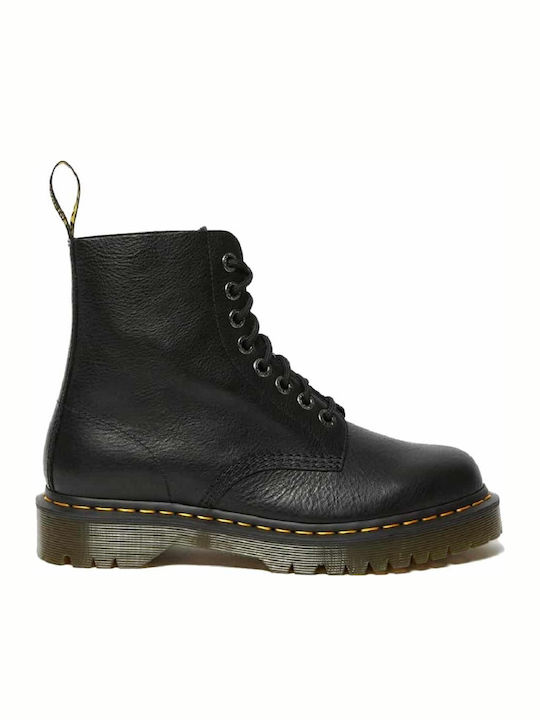 1460 Bex Pisa Leather Black Combat Boots