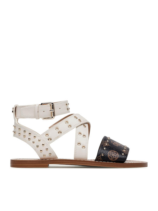 Guess Cevie Δερμάτινα Γυναικεία Σανδάλια