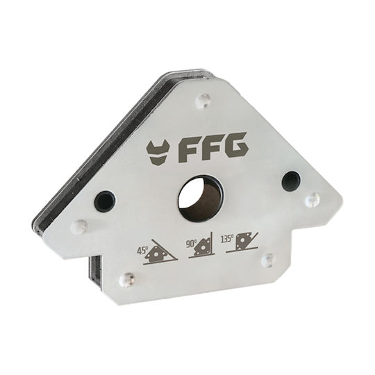 FFG 32232 Γωνία Συγκόλλησης με Μαγνητική Ικανότητα 25kg & Γωνίες 135° / 45° / 90°