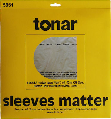 Tonar Vinyl-Schutzhülle Nostatic 5961 12'' Set of 50