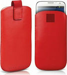 Sock & Pouch up to 6" Red