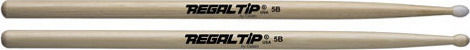 Regal Tip Hickory Drumsticks Drums 5B with Tip Shape Drop