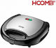 Hoomei Sandwichmaker für for 2 Sandwiches Sandwiches 750W Inox