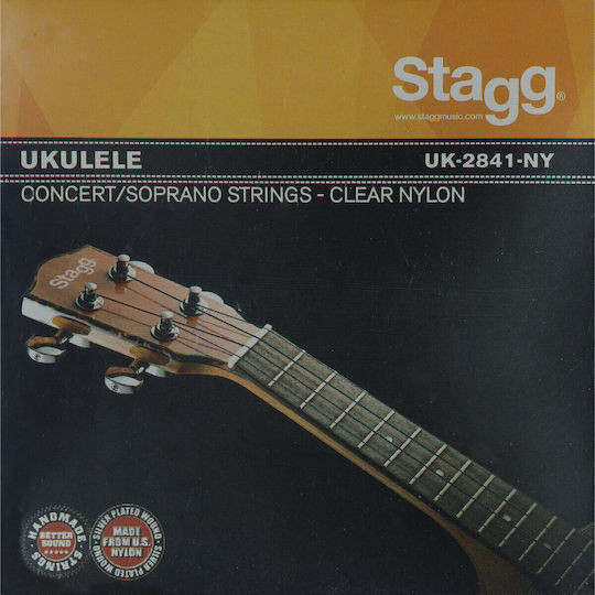 Stagg Комплект Найлон Хорди за Укулеле Ukulele Strings Сопран/Концерт 28 - 41"