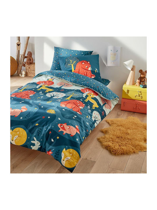 So'Home Orsi Kids Cotton Pillowcase 63x63cm Blue 350030572_1763_40