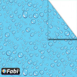 Fabi Double-Sided Cardboard 50x70cm Light Blue
