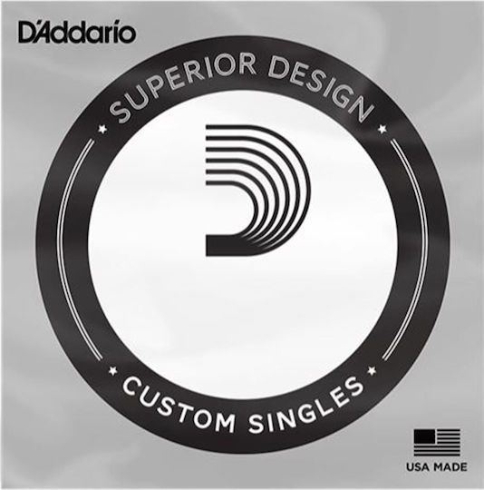 Daddario XL Chromes Singles Einzel E-Gitarrensaiten Rostfreier Stahl 22" Flachwicklung 022