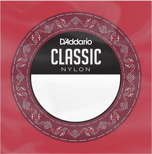 Daddario Classical Single Silver Wound Μονή Χορδή Nylon Κλασικής Κιθάρας 44" 044/J27 6th Hard