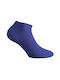 Walk Men's Solid Color Socks Blue