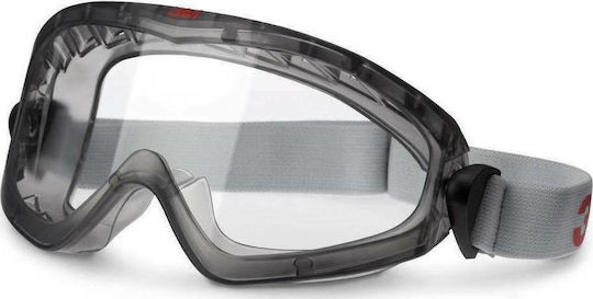 3M 2890A Safety Glasses / Work Mask for Protection with Transparent Lenses 1pcs